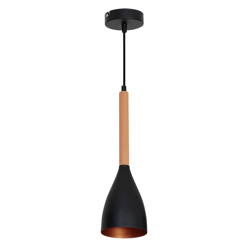 LUMINEX 9112 żyrandol Muza black/gold