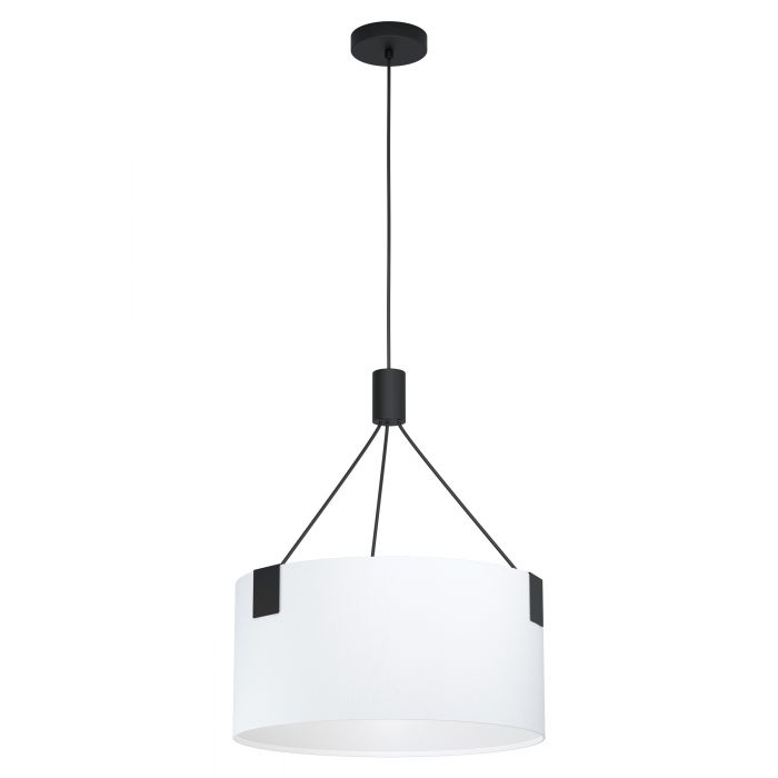 EGLO 39882 LAMPA TORTOLA OPRAWA WISZĄCA HL/3 E27 WEISS/SCHWARZ TORTOLA