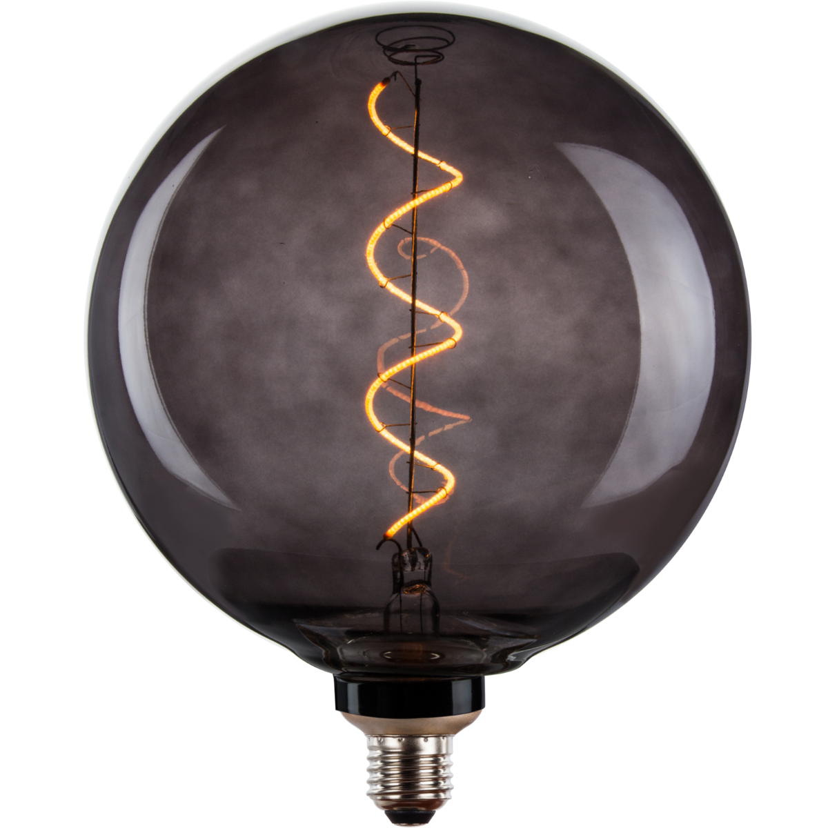 POLUX 317780 Żarówka dekoracyjna DecoVintage Led Filament G200 Smoke E27 4W 50lm Extra WW
