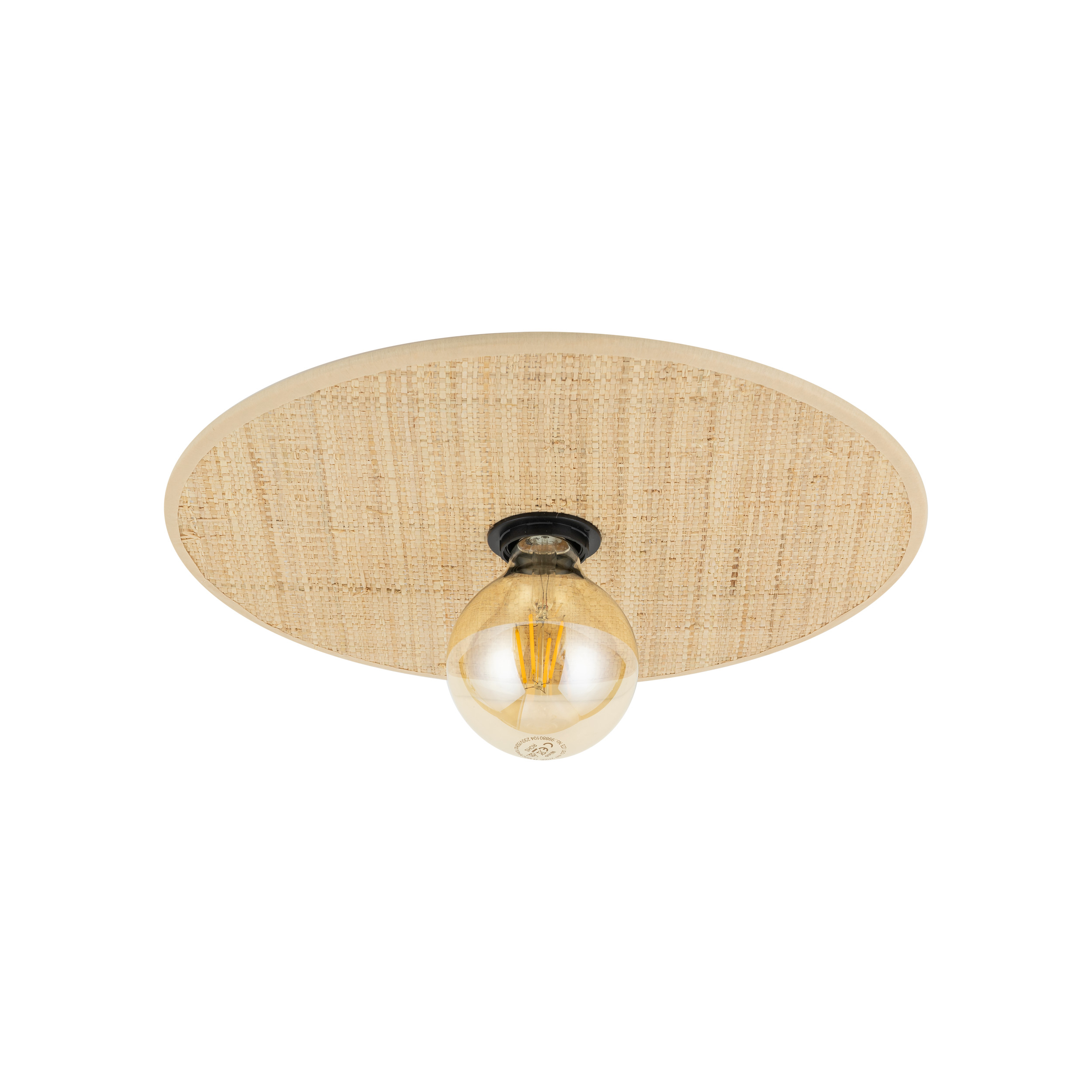 TK-LIGHTING 11350 CALMA SABIA RAFIA PLAFON 380 1XE27