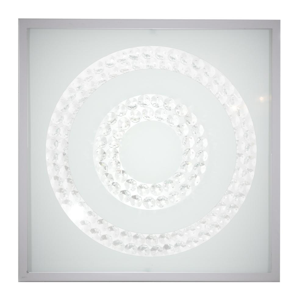 CANDELLUX 10-60693 LUX PLAFON 29X29 16W LED 6500K SATYNA PODWÓJNY RING