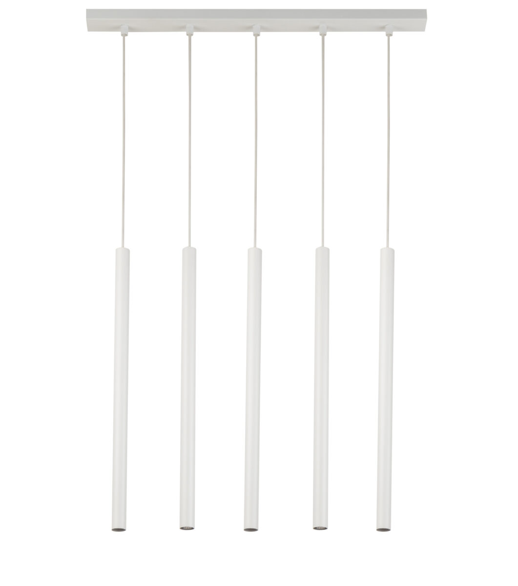 SIGMA 33616 Sopel 5 prosty lampa wisząca biały