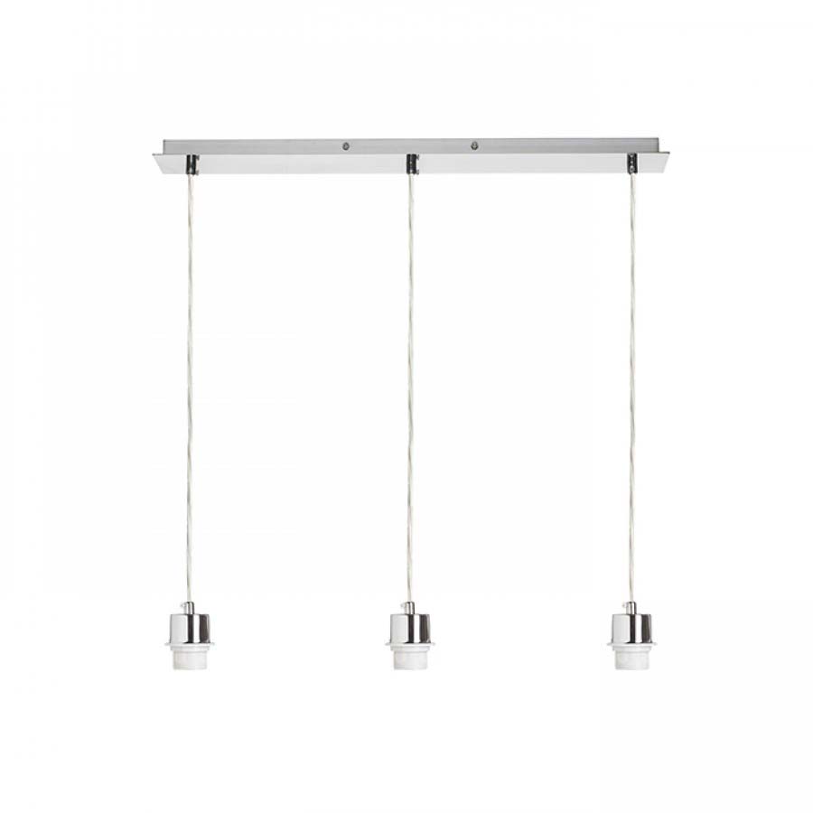RENDL R11775 MORE 60 sufitowa wisząca podstawa chrom 230V E27 3x42W