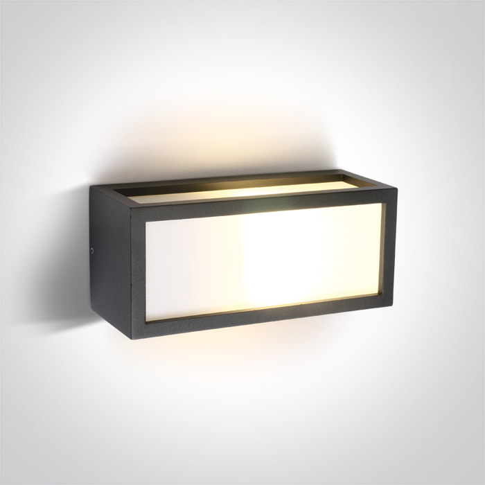 ONE LIGHT 67328/AN Tampouria zewnętrzny kinkiet antracyt E27 20W