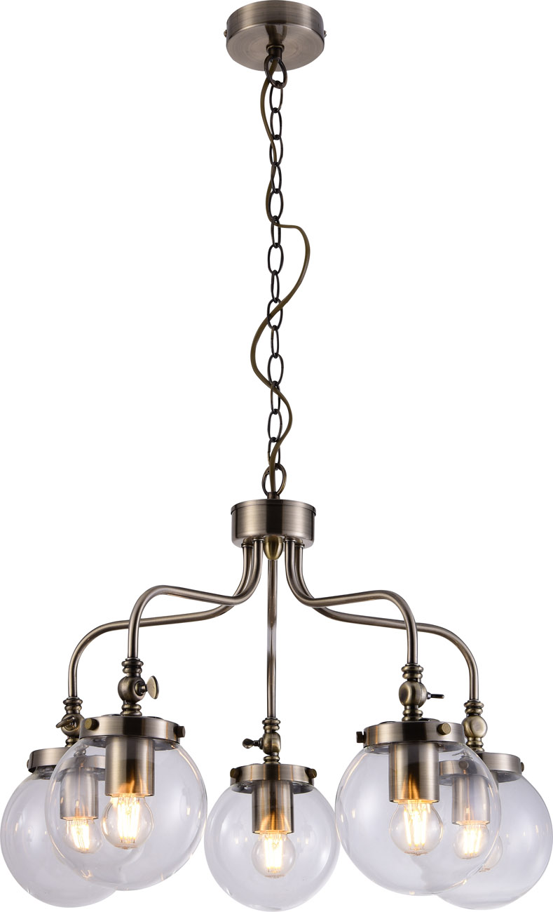 CANDELLUX 35-70876 BALLET LAMPA WISZĄCA 5X40W E27 PATYNOWY