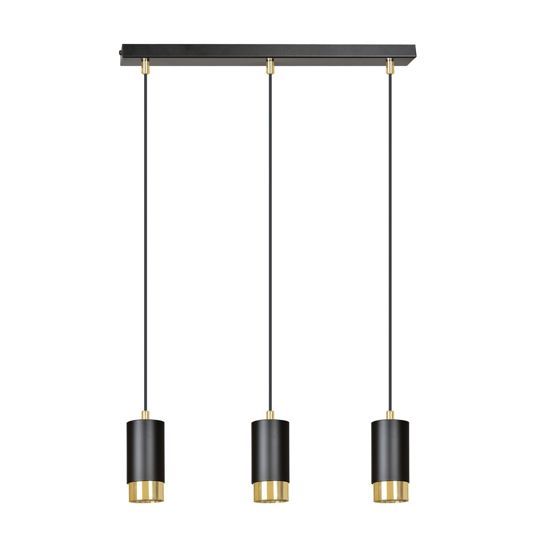 EMIBIG 817/3 LAMPA WISZĄCA FUMIKO 3 BL/GOLD