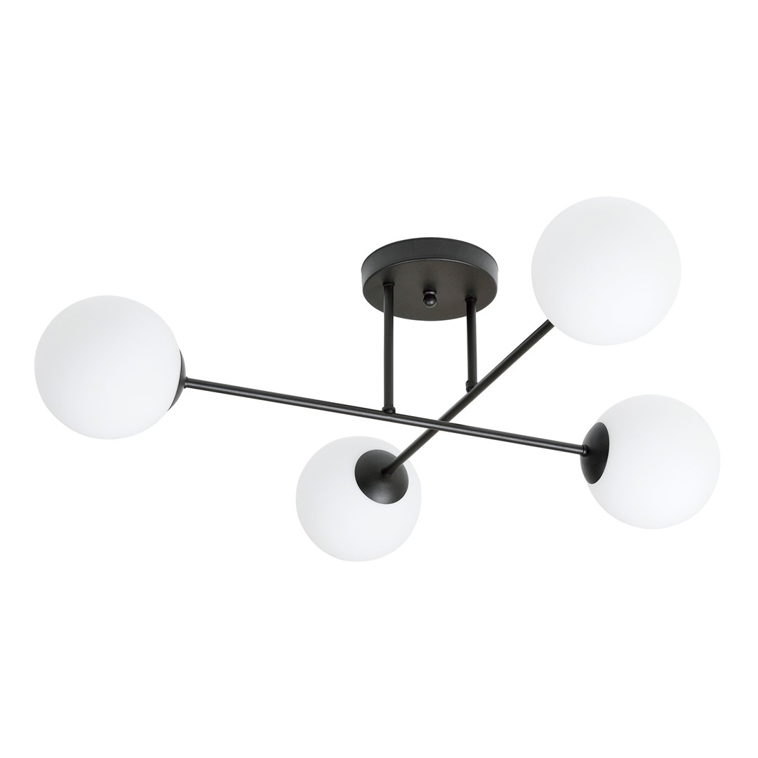EMIBIG 1232/4 LAMPA SUFITOWA ROMA 4 BL OPAL