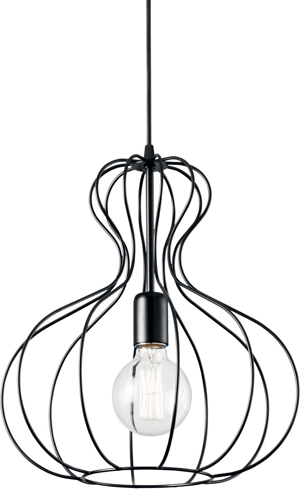 IDEAL LUX AMPOLLA-1 SP1 NERO 148502