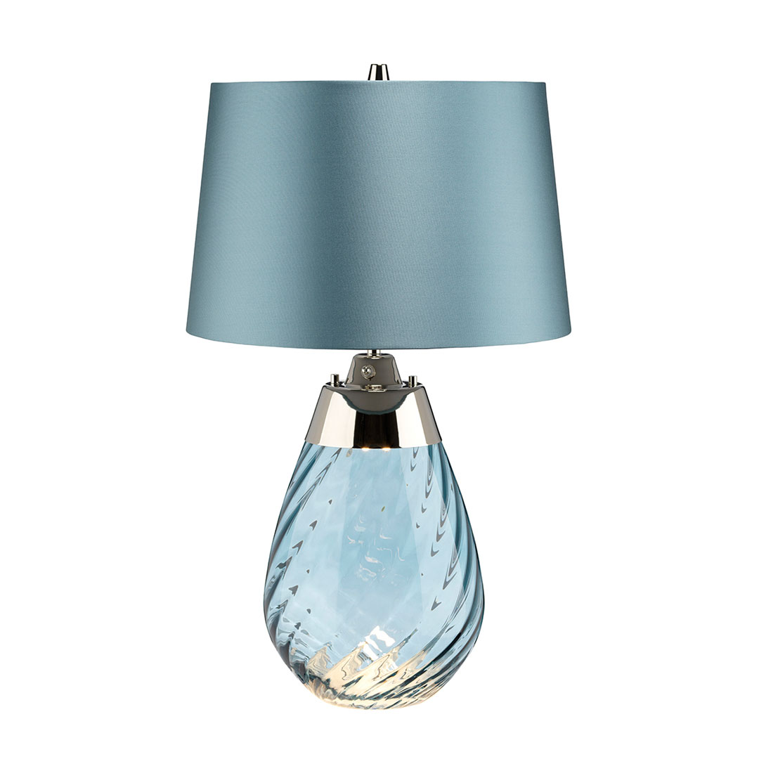 ELSTEAD Lena LENA-TL-S-BLUE 2 Light Small Blue Table Lamp