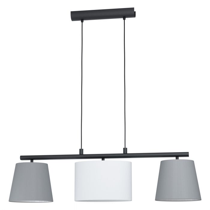 EGLO 98587 LAMPA ALMEIDA 1 OPRAWA WISZĄCA HL/3 SCHWARZ/GRAU/WEISS ALMEIDA 1