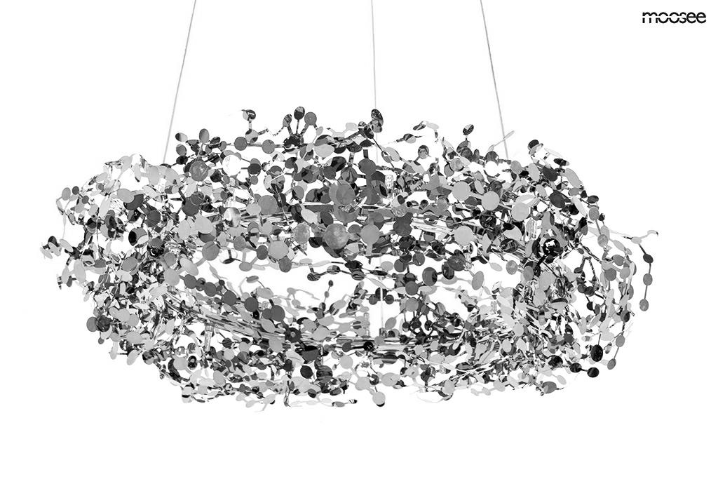 MOOSEE MSE1501100175 lampa wisząca MONETE 60 chrom