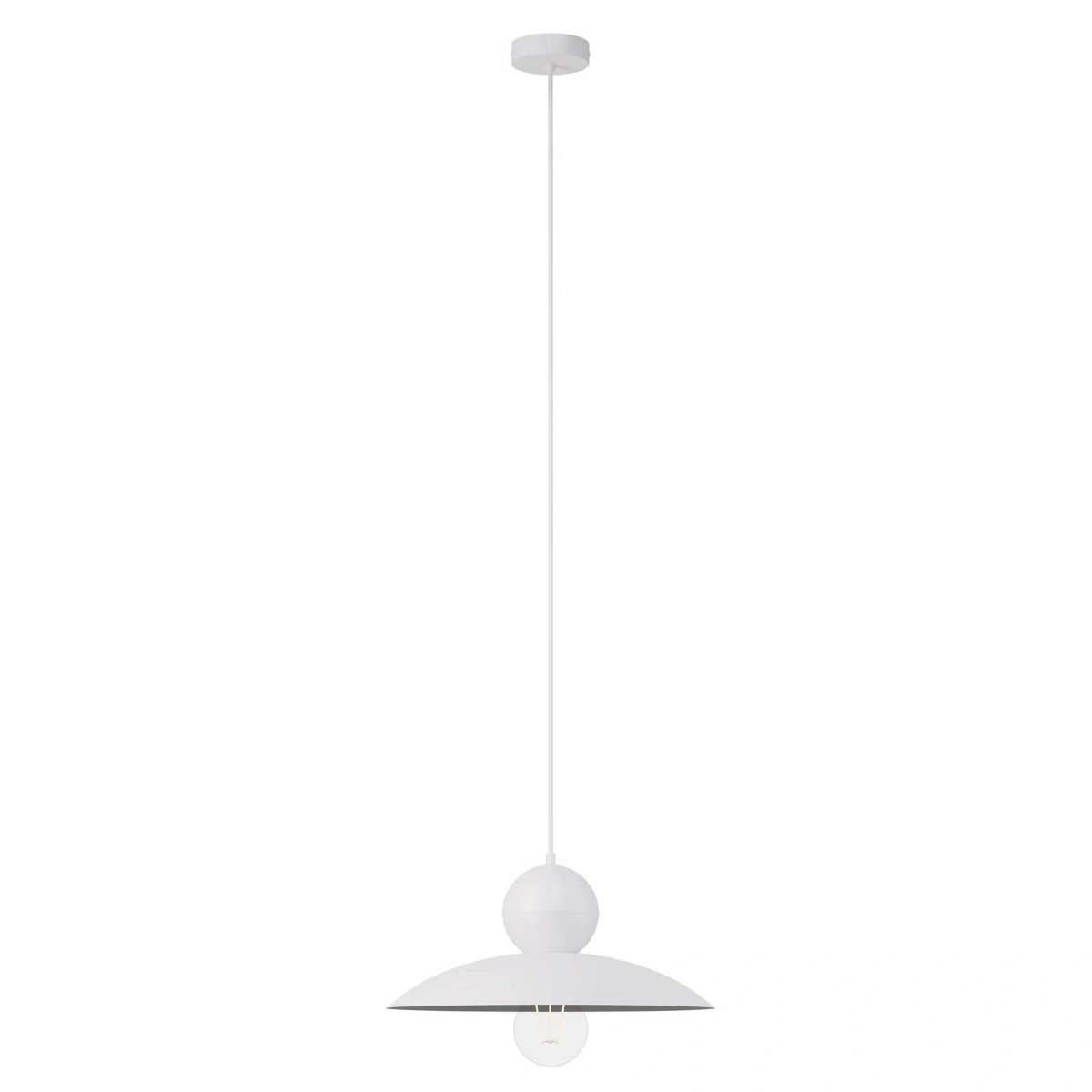 SIGMA 41663 MOSAIC E 1 lampa wisząca biały