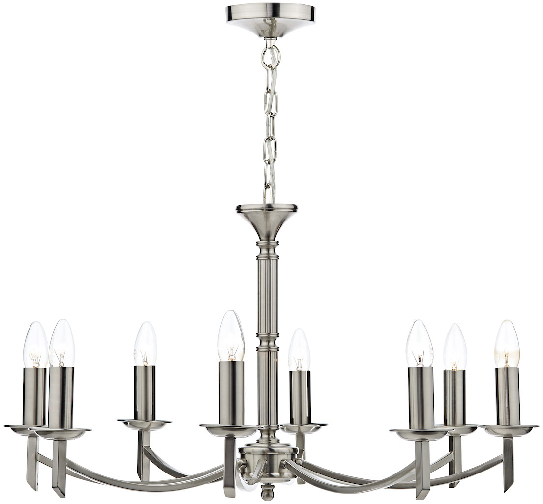 DAR AMB0846 AMBASSADOR 8LT DUAL MOUNT PENDANT SAT CHR