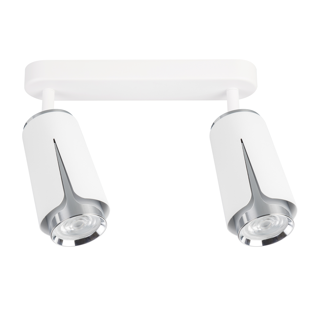 MILAGRO ML0273 FLOWER WHITE CHROME SPOT 2xGU10