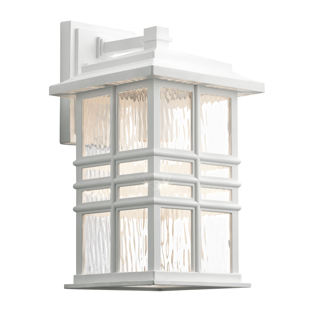 ELSTEAD Beacon Square KL-BEACON-SQUARE-M-WHT 1 Light Wall Lantern