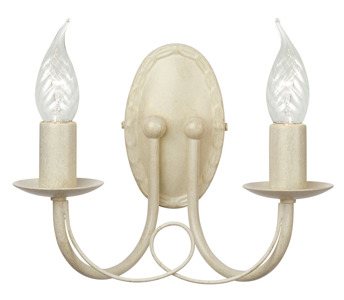 ELSTEAD MINSTER MN2 IV/GOLD 2Lt Wall Light