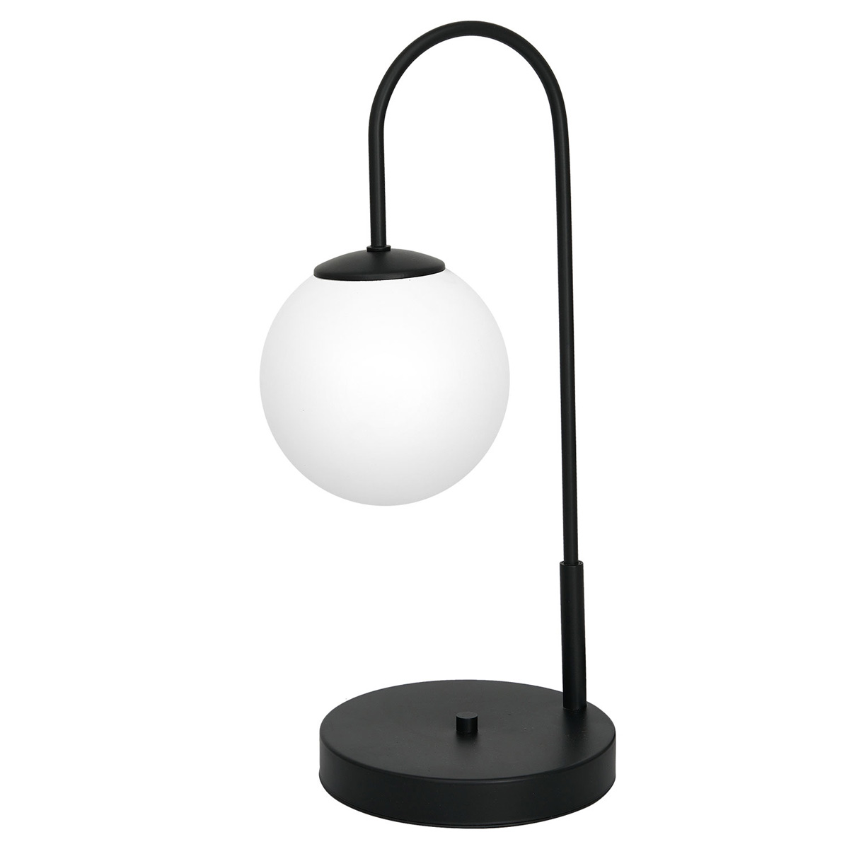 LUMINEX 3197 oprawa przenośna Cambridge lampa stołowa czarny biały