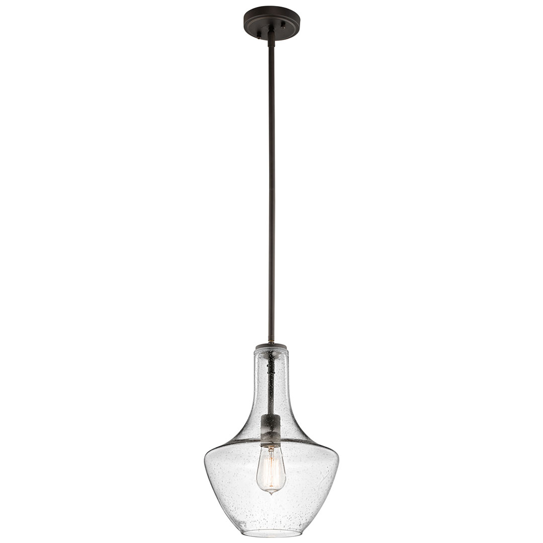 ELSTEAD Everly KL-EVERLY-P-S-OZ 1 Light Small Pendant - Olde Bronze