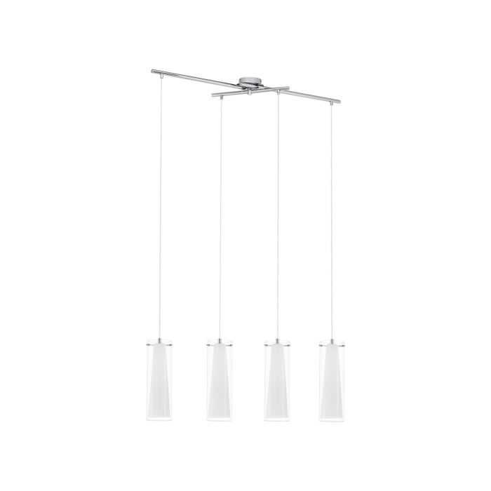 EGLO 89834 LAMPA PINTO OPRAWA WISZĄCA HL/4 E27 CHROM/KLAR/WEISS PINTO