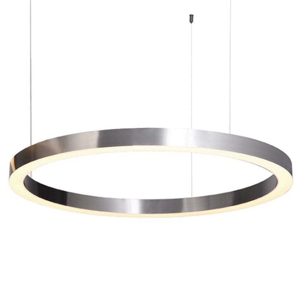 Step into Design ST-8848-80 NICKEL Lampa wisząca CIRCLE 80 LED nikiel szczotkowany 80 cm