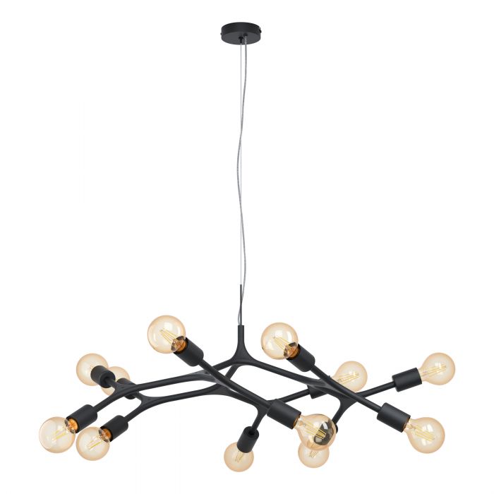 EGLO 98347 LAMPA BOCADELLA OPRAWA WISZĄCA HL/12 E27 SCHWARZ BOCADELLA