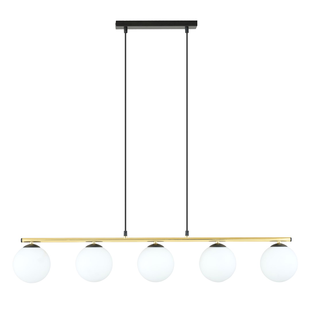 EMIBIG 1254/5 LAMPA SUFITOWA ALLORA 5 BL OPAL