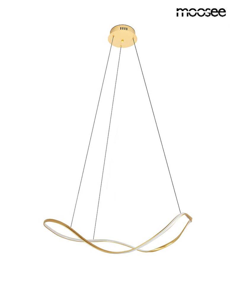 MOOSEE MSE1501100594 lampa wisząca WAVES 60 złota