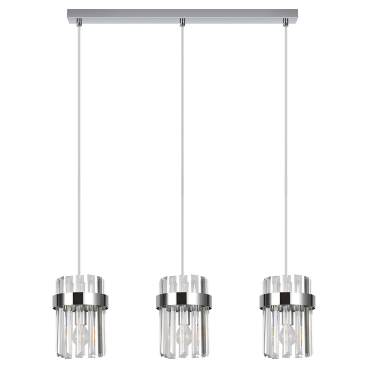 LIGHT PRESTIGE LP-2910/3L CH Lampa wisząca Vetro chrom 3xE14