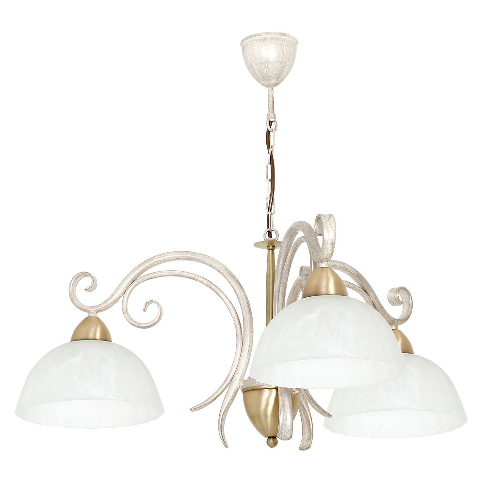LUMINEX 5973 żyrandol Aurora white