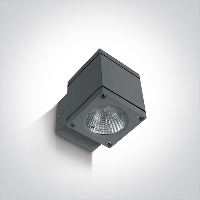 ONE LIGHT 67138F/AN/W Pavlos zewnętrzny kinkiet antracyt 3000K 6W IP54