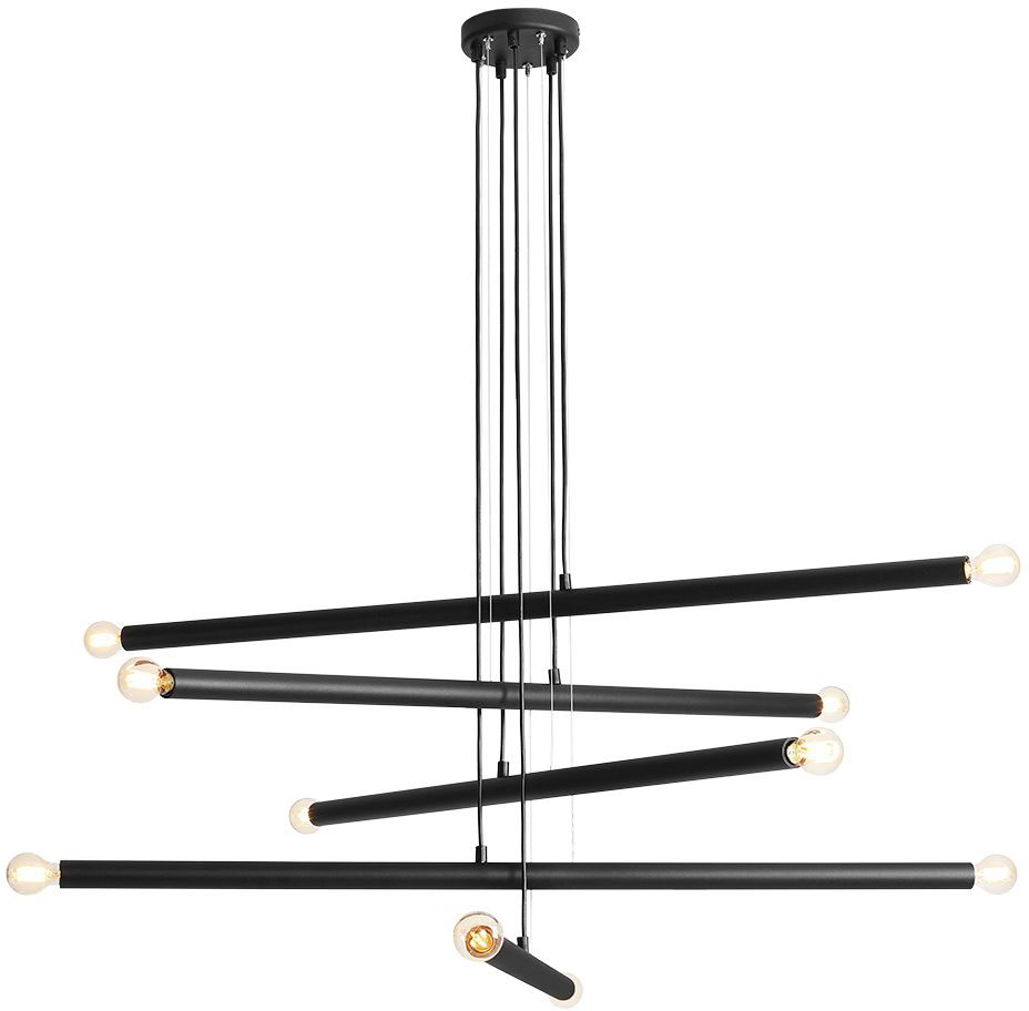 ALDEX 1072M1 LAMPA WISZĄCA TUBO 10 CZARNA
