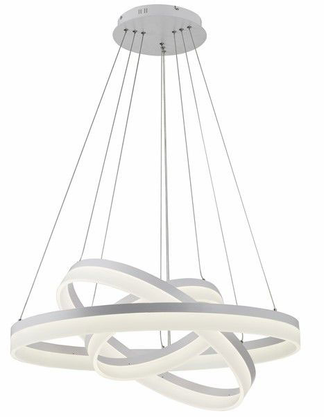REALITY 330603-01 Cornelia - lampa wisząca 3 płomienna LED biała