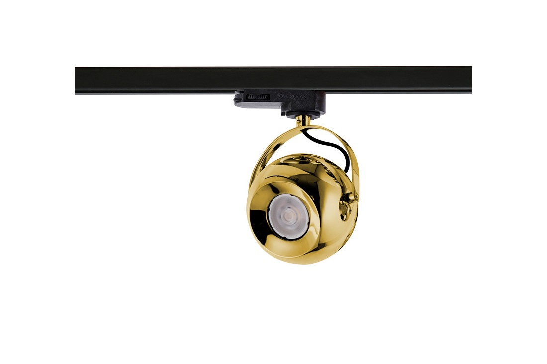 AZZARDO AZ4711 GULIA TRACK 3LINE GU10 GO DECORATIVE TRACK SHINY GOLD reflektor 3-fazowy