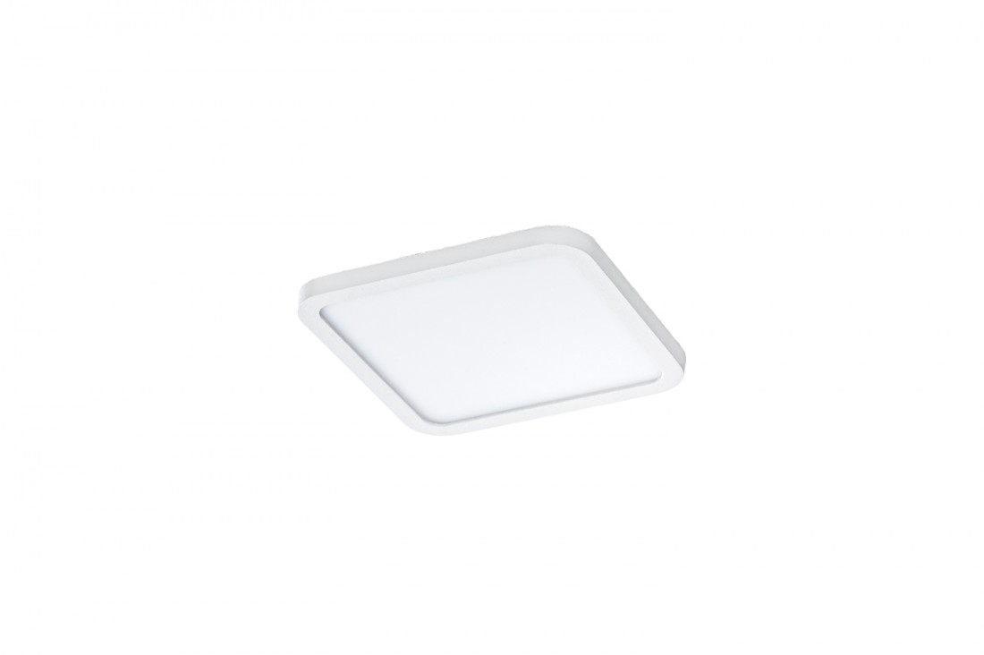 AZZARDO AZ4378 SLIM 15 SQUARE 4000K IP44 WHITE TECHNICAL DOWNLIGHT WHITE