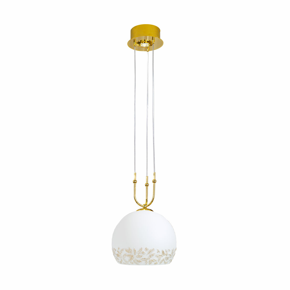 KOLARZ 0392.31+1M.3.LI.WA LUNA lampa wisząca złoto 24K