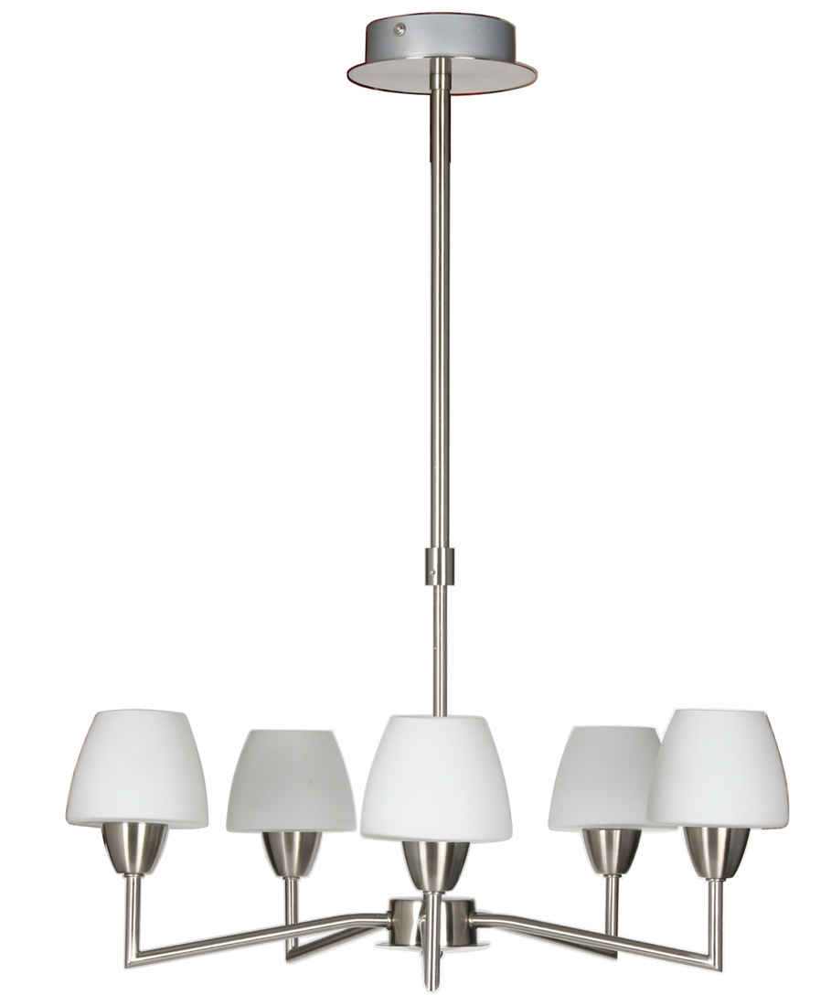 CANDELLUX 35-10646 TOGO LAMPA WISZĄCA 5X40W G9 NIKIEL MAT PROMOCJA