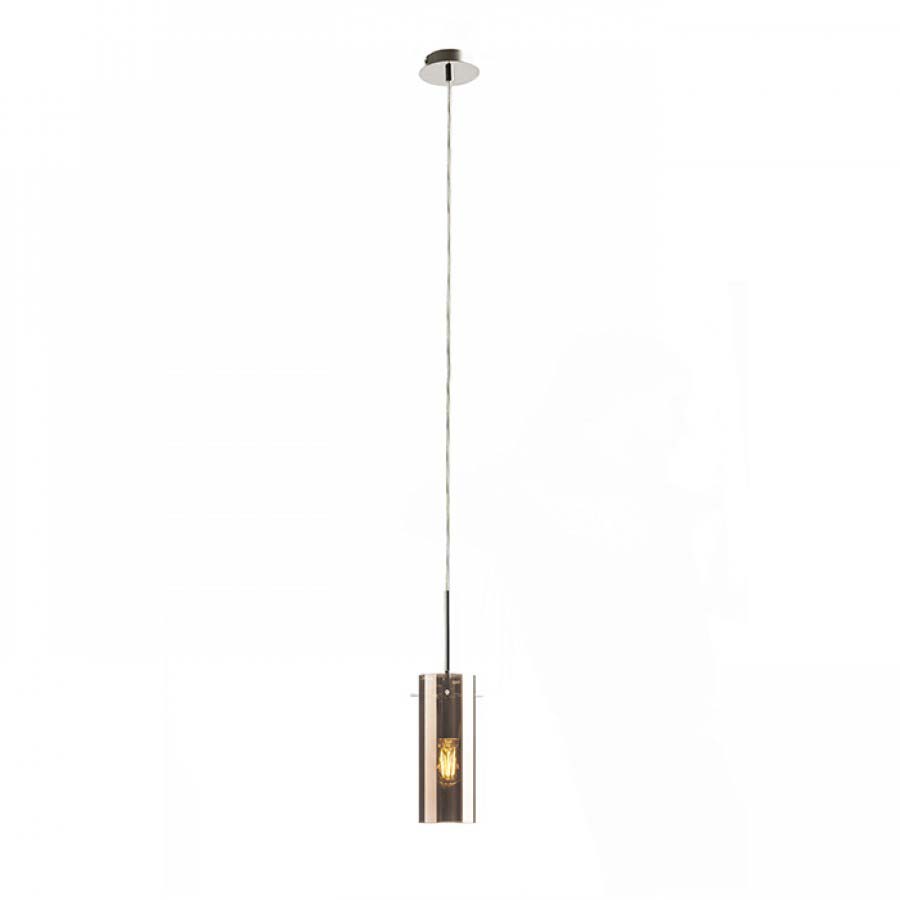 RENDL R10511 SANSSOUCI I wisząca szkło miedziane 230V E27 42W