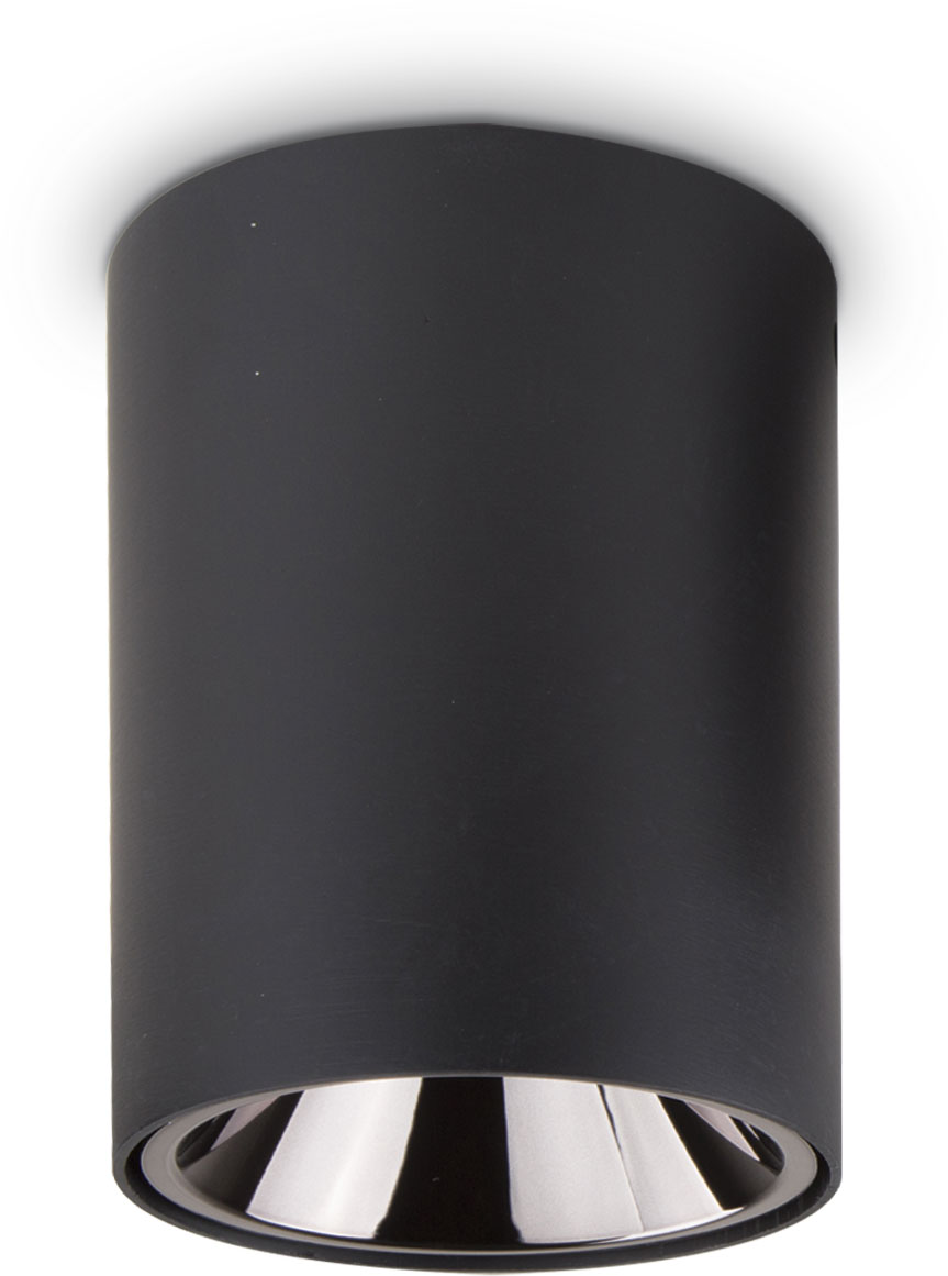 IDEAL LUX NITRO 15W ROUND BLACK - CZARNA 205984
