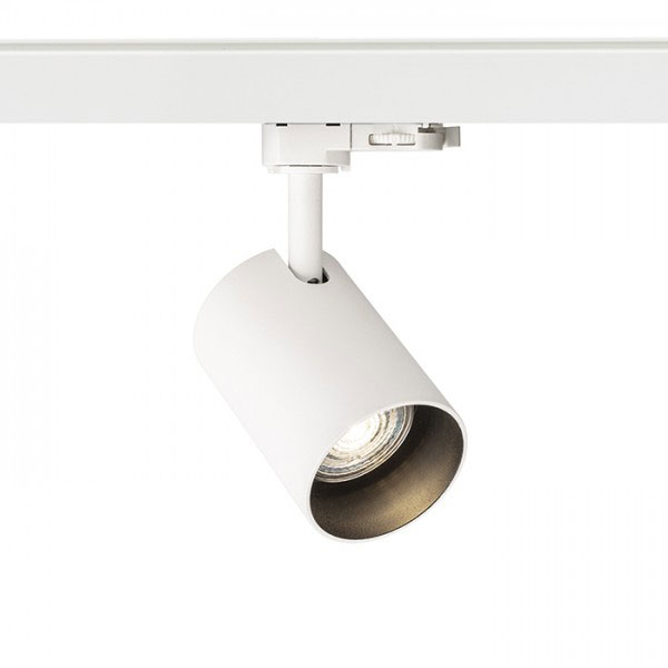 RENDL R13499 CONNOR do szyny 3-faz biała/czarna 230V LED GU10 10W oprawa 3-fazowy