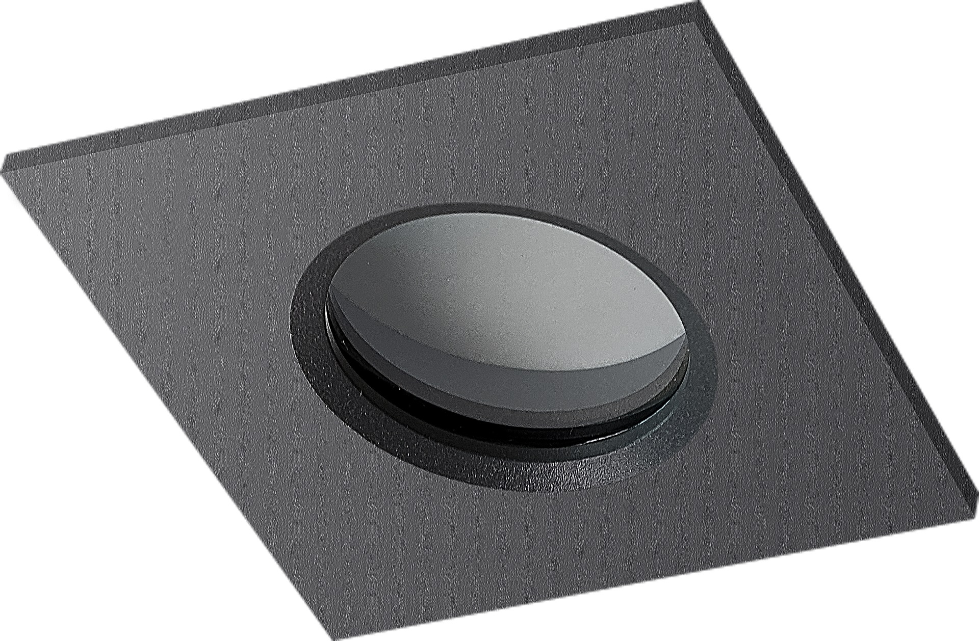 AZZARDO AZ4231 IKA SQUARE IP65 DGR TECHNICAL DOWNLIGHT DARK GREY