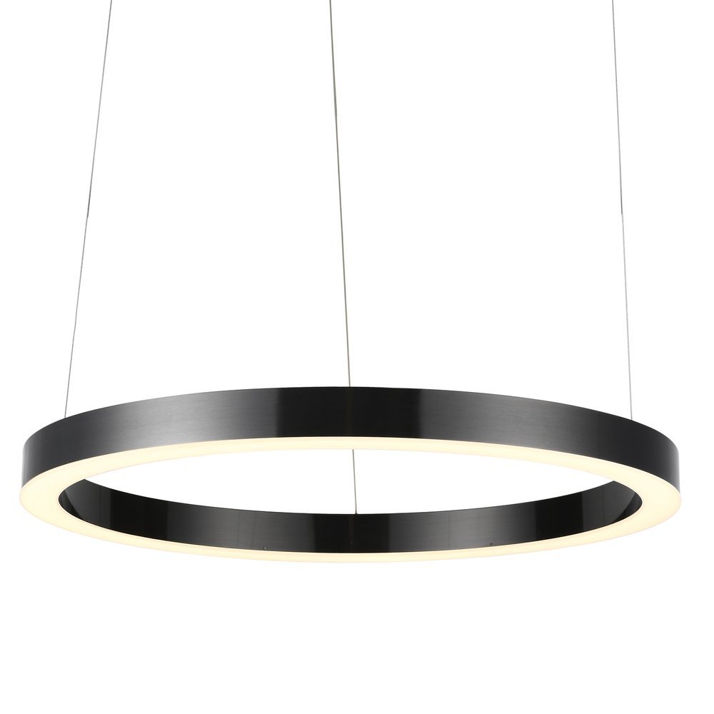 Step into Design ST-8848-100 black Lampa wisząca CIRCLE 100 LED tytanowa 100 cm