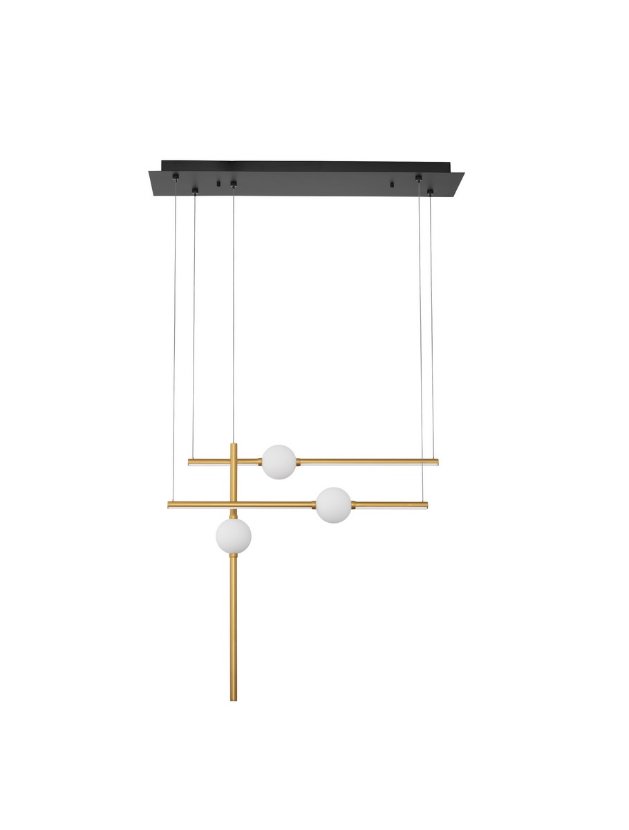 Luces Exclusivas AGIL LE43218 LAMPA WISZĄCA LED złoty
