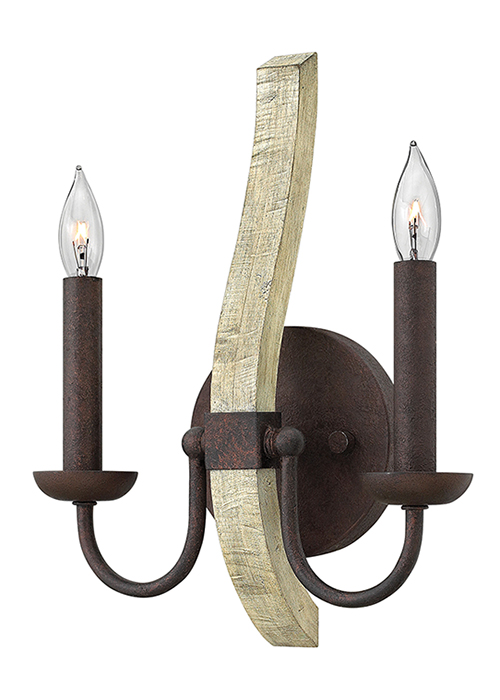ELSTEAD MIDDLEFIELD HK/MIDDLEFIELD2 2Lt Wall Light