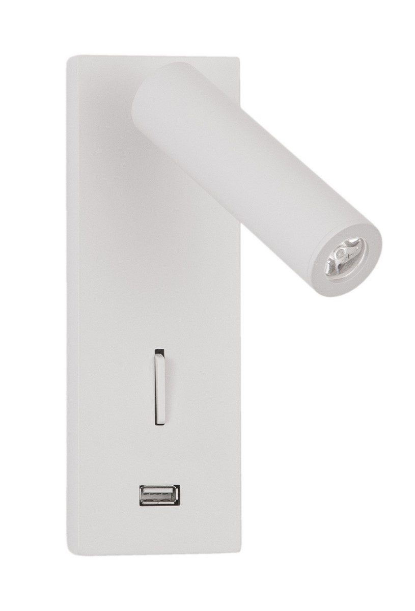 Luces Exclusivas ZARZAL LE42224 LAMPA ŚCIENNA biały
