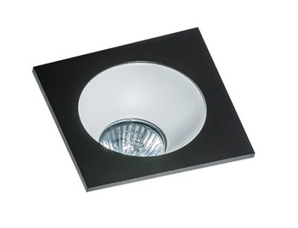 AZZARDO GM2118S-BK / AZ1736 Hugo 1 downlight (black) reflector not included Lampa wpuszczane