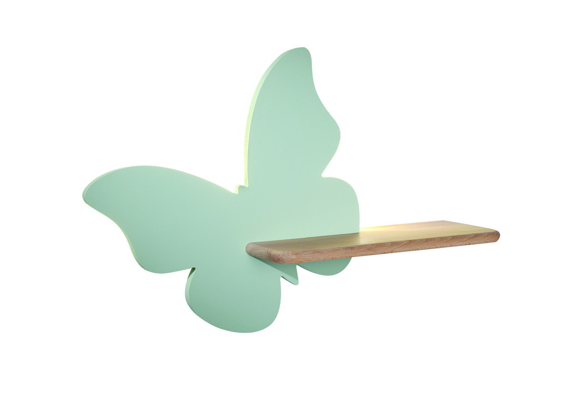CANDELLUX 21-84880 BUTTERFLY LAMPA KINKIET 5W LED 4000K IQ KIDS MIĘTOWY