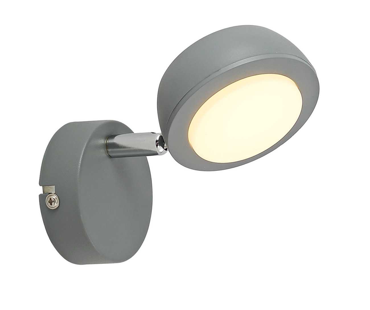 CANDELLUX 91-66534 MILD LAMPA KINKIET 1X6W LED SZARY 3000K