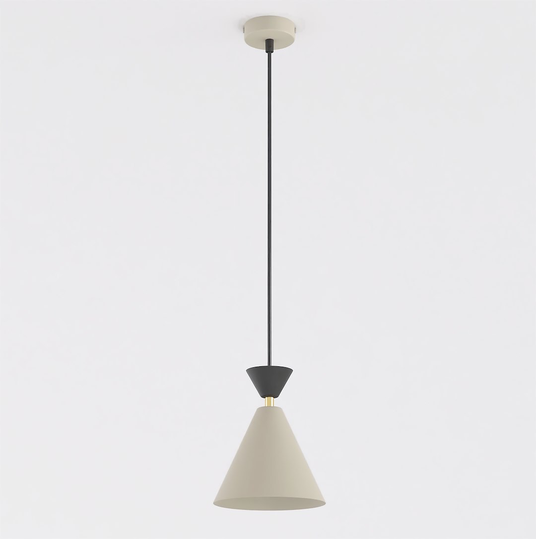 EMIBIG 1741/1 KLEVER 1 MOKKA BLACK Lampa wisząca