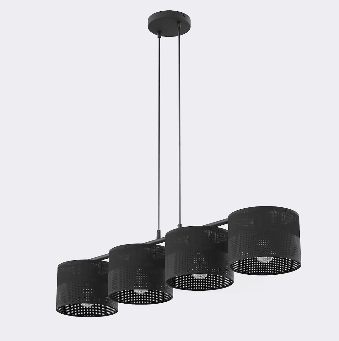 EMIBIG 1651/4 KARBON 4 BLACK LAMPA WISZĄCA