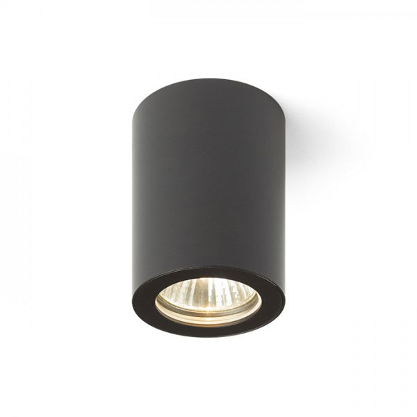 RENDL R13542 LOLA 88 sufitowa czarna 230V GU10 35W IP54